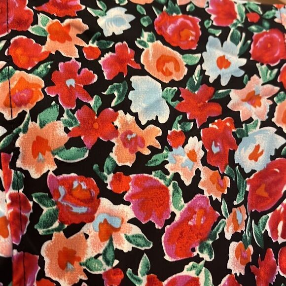 ASTR The Label Floral Elbow Sleeve Cropped Blouse, Large, NWT - Picture 8 of 9